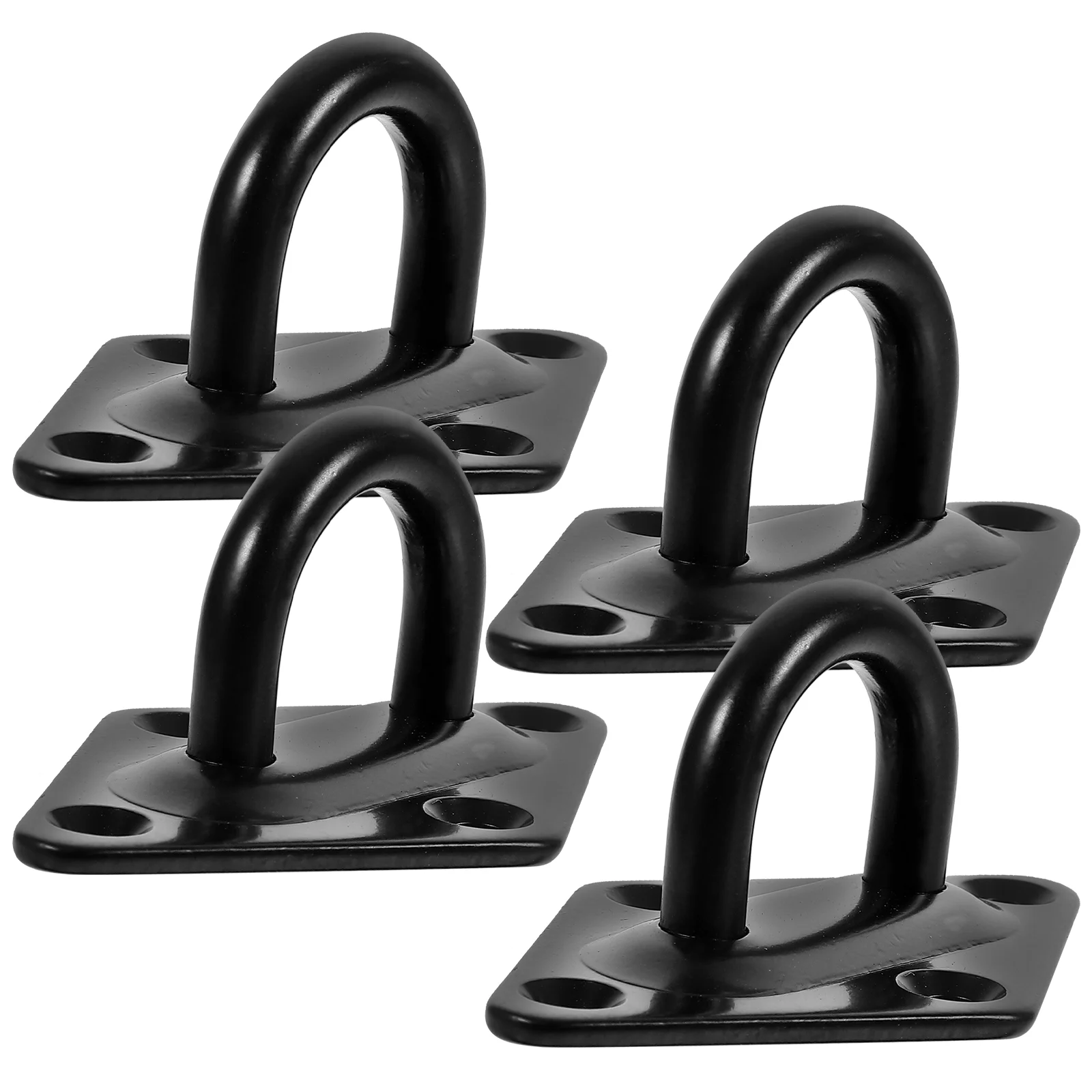 4 Pcs Roof Wall Hook Ceiling Hooks Heavy Duty Stainless Steel Mounted Pad Eye Plate for Door Latch