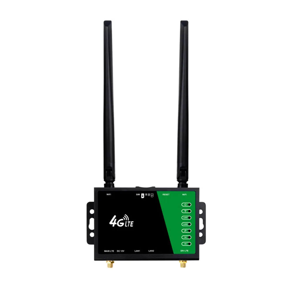 4G Wireless Router with SIM Card Slot 4 Antennas 4G LTE CPE Router 150Mbps Firewall Protection Modem Router for Home Office