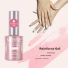 MIZHSE 18ml Base And Top Coat Long Lasting Gel Nail Polish Soak Off UV LED Lamp Gel Matte Top Coat Nail Art Manicure Gel Varnish 4