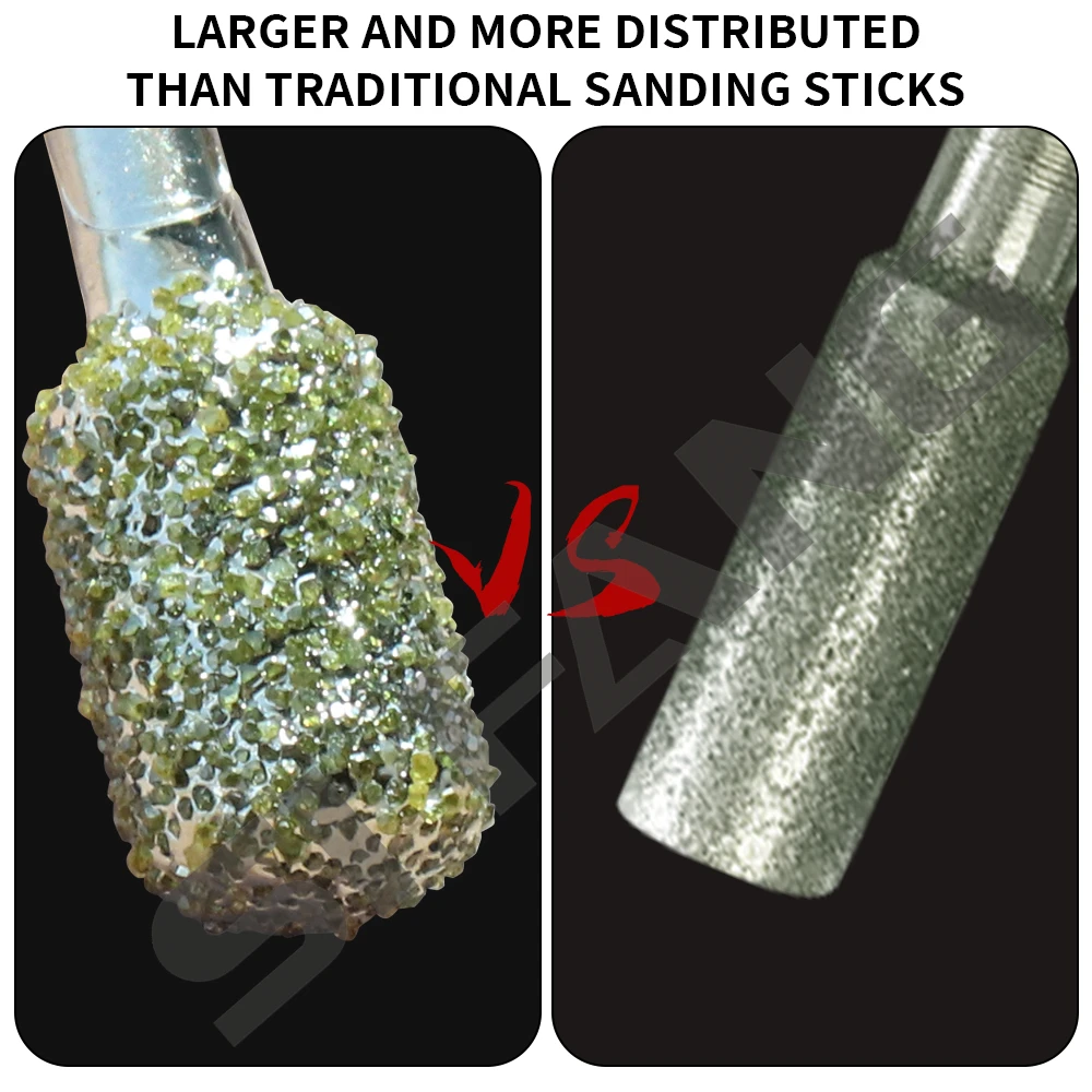 20PCS Diamond Grinding Burr Drill Bit Set for Rotary Tool Diamond Burr Bits with 1/8 Inch Shank Rotary Tool Accessories