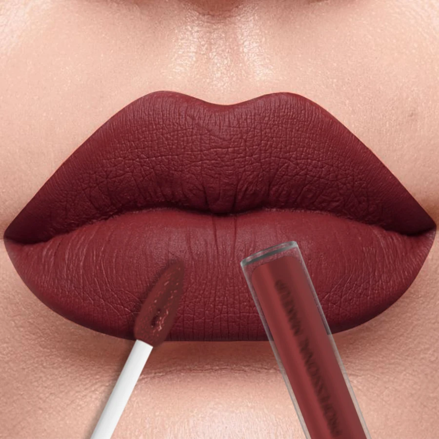Matte Velvet Finish Liquid Lipstick Set - Waterproof, 12 Bold Shades