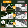 New Metal 1440° Rotatable Extension Faucet Sprayer Head Universal 2 Modes Bathroom Tap Extend Adapter Aerator Faucet Extender 5