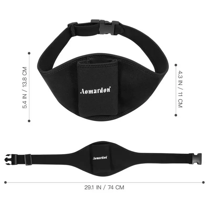 Parliky Adjustable Mic Belt Bag For Fitness Instructors With Material