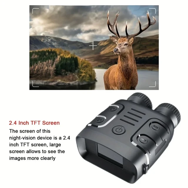 1080P Infrared Night Vision Binoculars – 5X Digital Zoom Day/Night Device 5