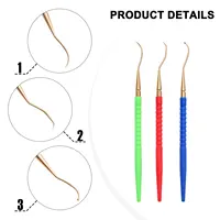 Diving Tool Set Brass Pick Hooks Easy To Use Great Accessory For Diving Hard Plastic Handle Hardened Brass Shaft 1