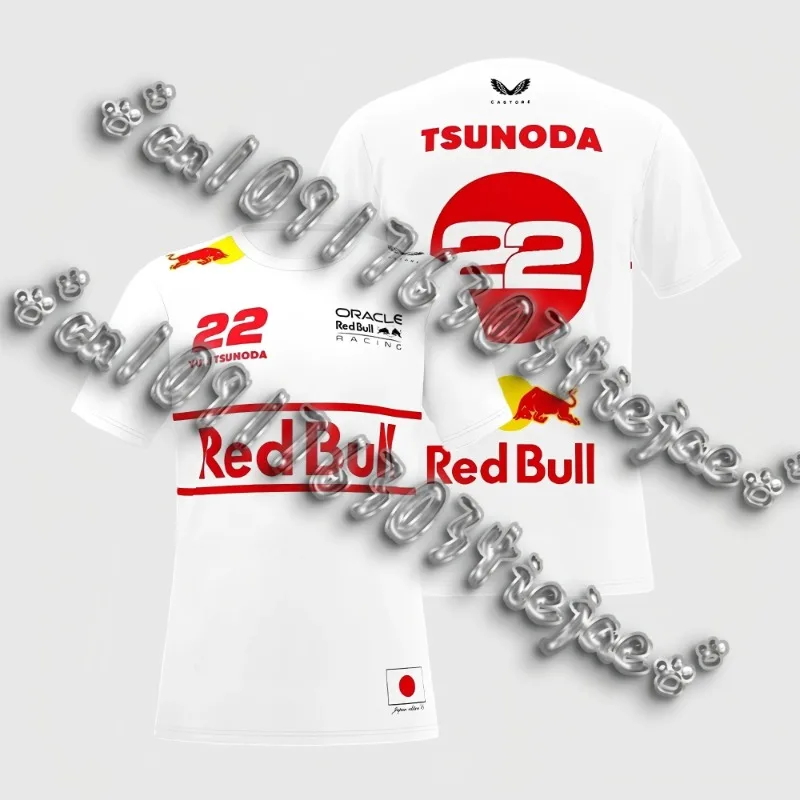 Oracle Red Bull Racing F1 남성용 Max Verstappen 오토바이 드라이버 티셔츠 네이비 블루 _ 2025 성인 속도 건조 편안한 티셔츠