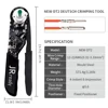 JRready ST6308 DT Connector Kit in 2,3,4,6,8,12 Pin with Solid Terminals，NEW-DT2 Crimper Equivalent to Deutsch HDT-48-00Crimper 3