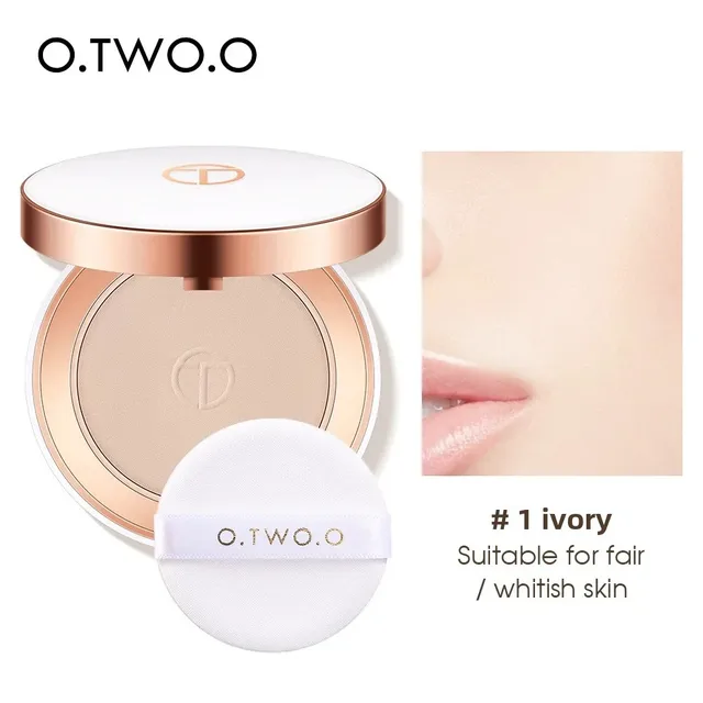 O. TWO. O Silky Soft Lightweight Setting Powder  Concealing Pressed Finishing Powder Oil-Control, Brightening Face Powder