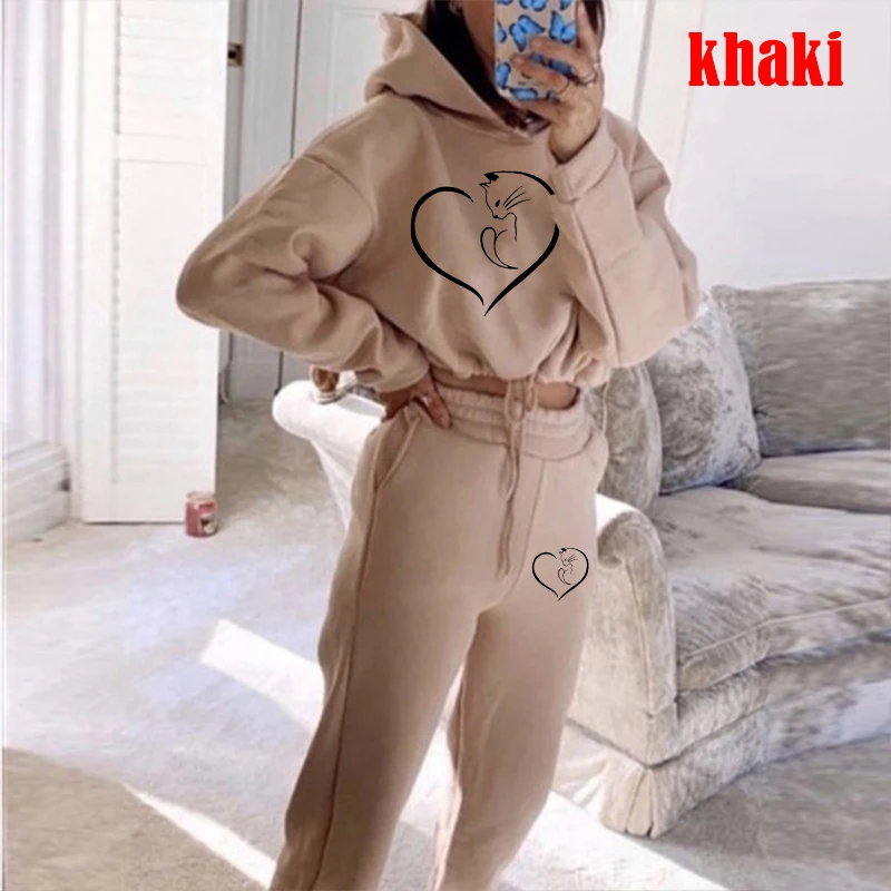 Women Sexy Zipper Casual Sport Sweatshirt Track Sweat Suits