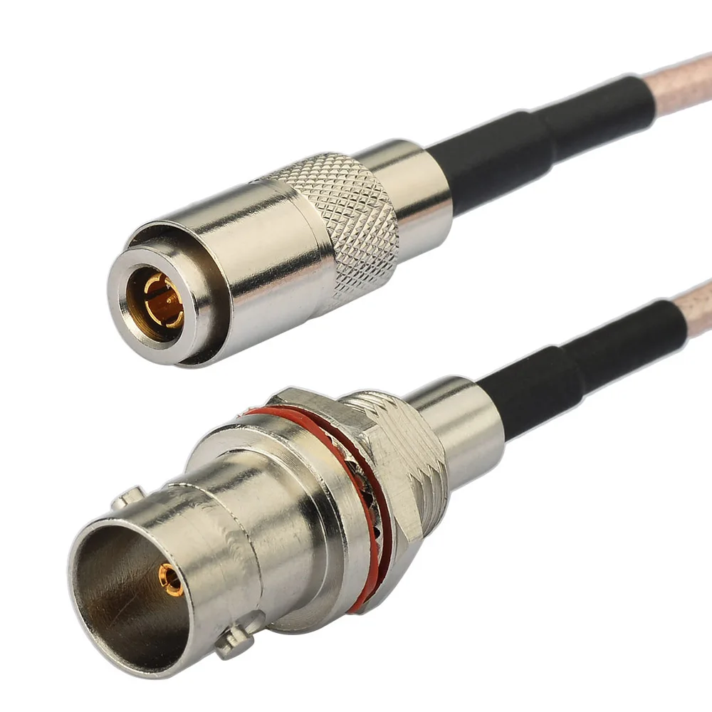 

Superbat 75 ohm 1.0/2.3 Straight Male to BNC Bulkhead Female O-ring RG179 8" for 6G HD SDI Video CCTV Security Camera Broadcast