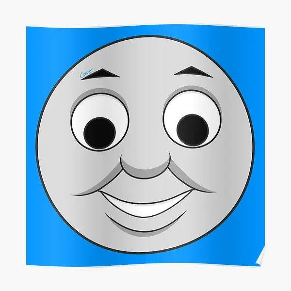 Thomas Happy Face Tv Ver Poster Picture Murale Art Room Arredamento Vintage Modern Print Home Painting Wall Decorazione Divertente Senza Cornice