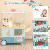 Kids Ice Cream Cart with Vending Machine & Ice Cream Maker Toys Display Stand 4
