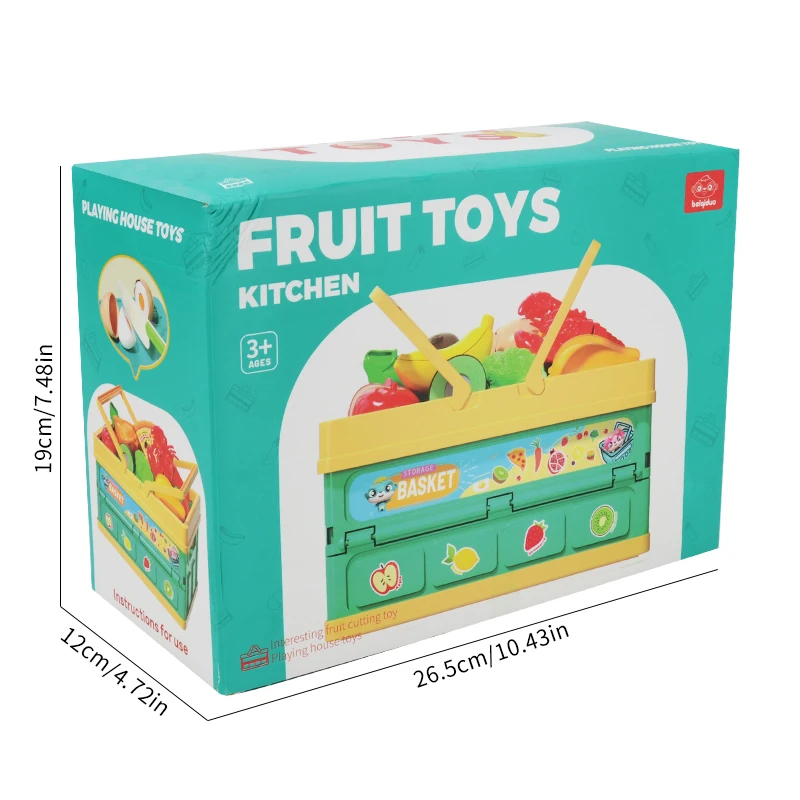 Simulation fruit and vegetable cutting fun children's toys house can peel and cut fruits vegetables baby kitchen toys