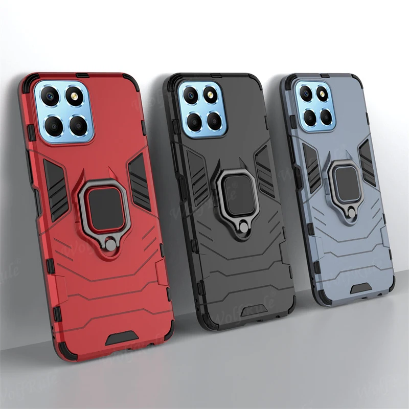 Custodia Per Telefono Per Huawei Honor X6A Cover Honor X6A Capas Antiurto Armatura Paraurti Posteriore Custodia Per Armatura Magnetica Honor X6A Funda