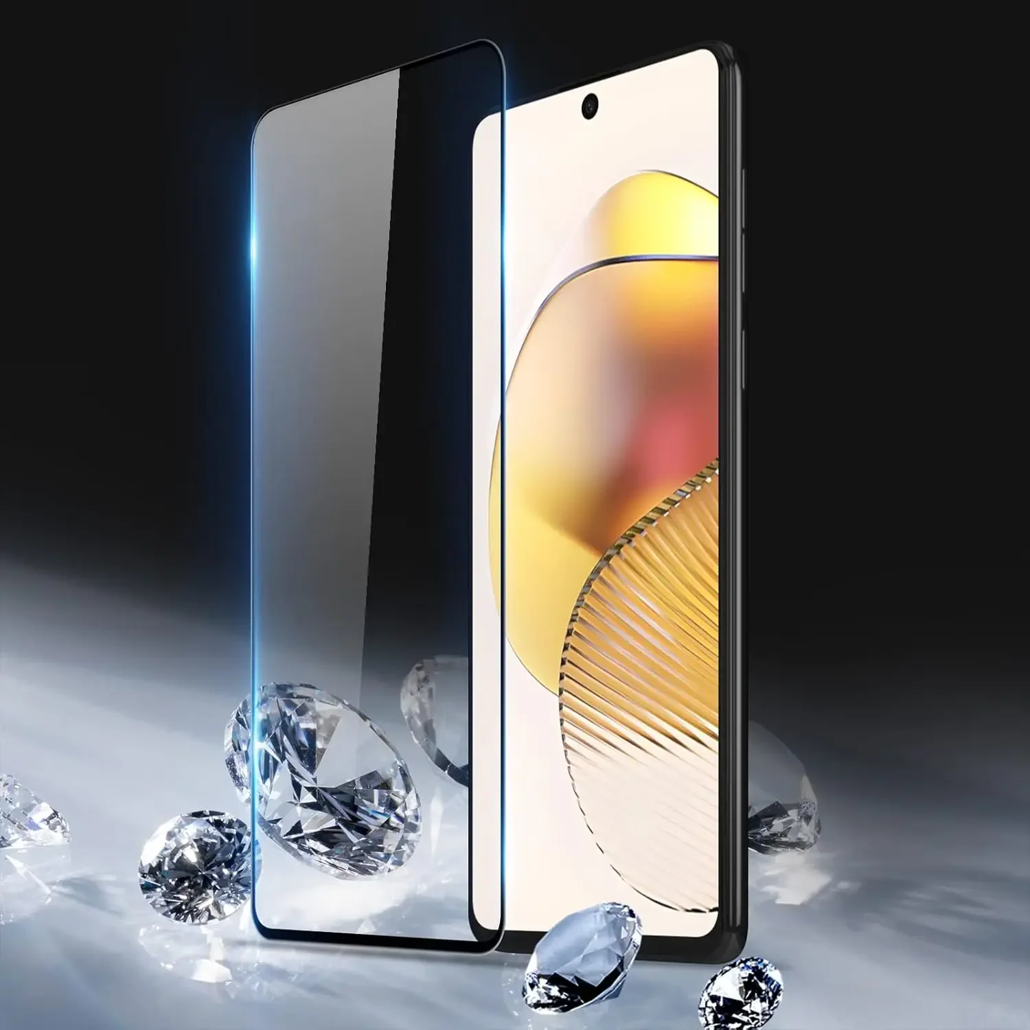 High-Definition Automatic Dust Removal Glass Screen Protector - Pack of 3, Easy Installation