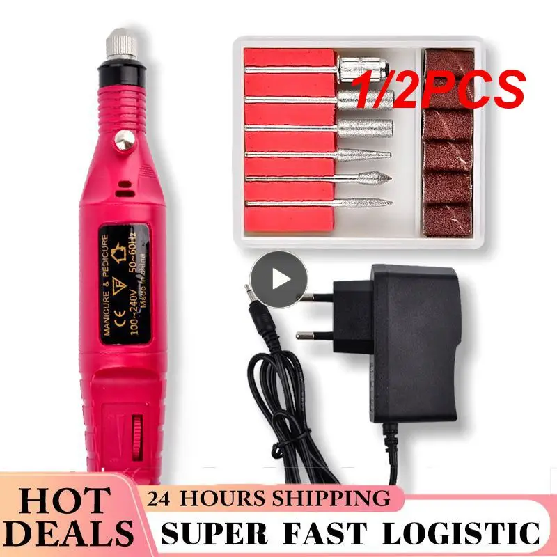 

1/2PCS Professional Manicure Tool Efficient Easy To Use Acrylic Nail Tools Versatile Time-saving Electric Nail Polisher Nail Art