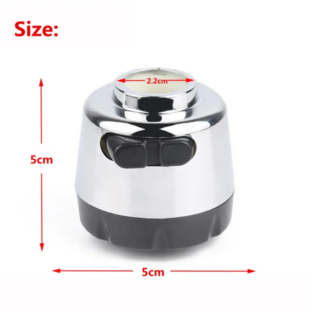 22mm Faucet Nozzle Aerator Bubbler Sprayer Water-saving Tap Filter Two Modes Kitchen Faucet Aerator Water splash-proof Bubbler 2