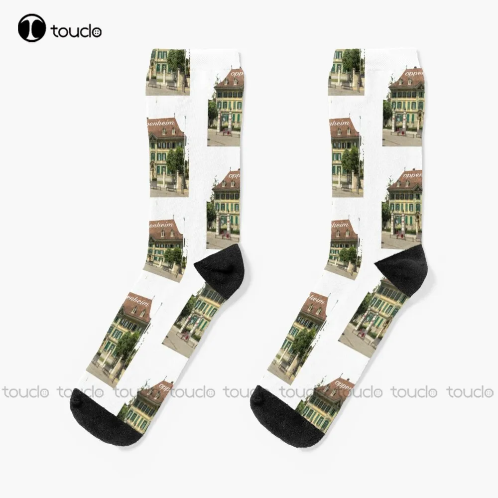 

Oppenheim Selling Sunset Socks Green Baseball Socks Unisex Adult Teen Youth Socks Custom Gift 360° Digital Print Hd High Quality