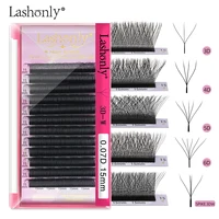 Lashonly New Type W Shape Eyelash Beam Automatic Flowering 3D 4D 5D 6D W Premade Volume Fans Cílios Supplies Grafting Eyelash. 1