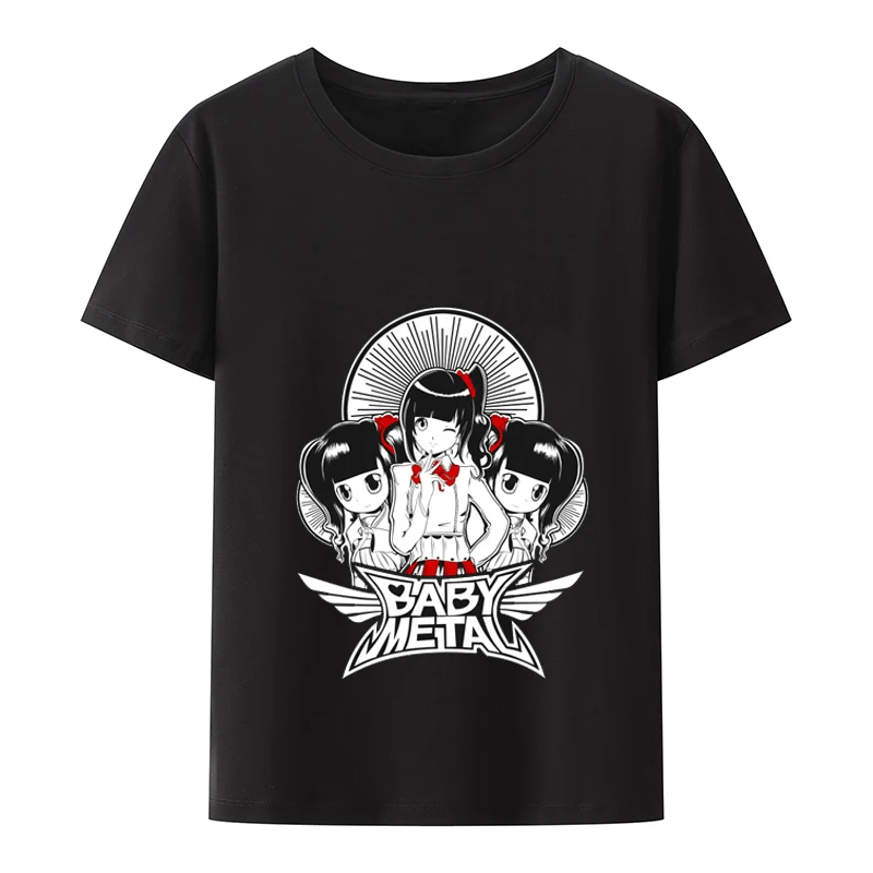 

Babymetal Metal Galaxy Japan Death Metal Band T Shirt Men Hip-hop Rock band Casual Short Sleeve y2kTees Tops oversized t shirt
