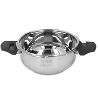 1.8L Pressure Cooker Healthy Versatile Scratch Resistance 1.8L Pressure Cooker High Hardness for Gas Stove for Pressed Oysters 1