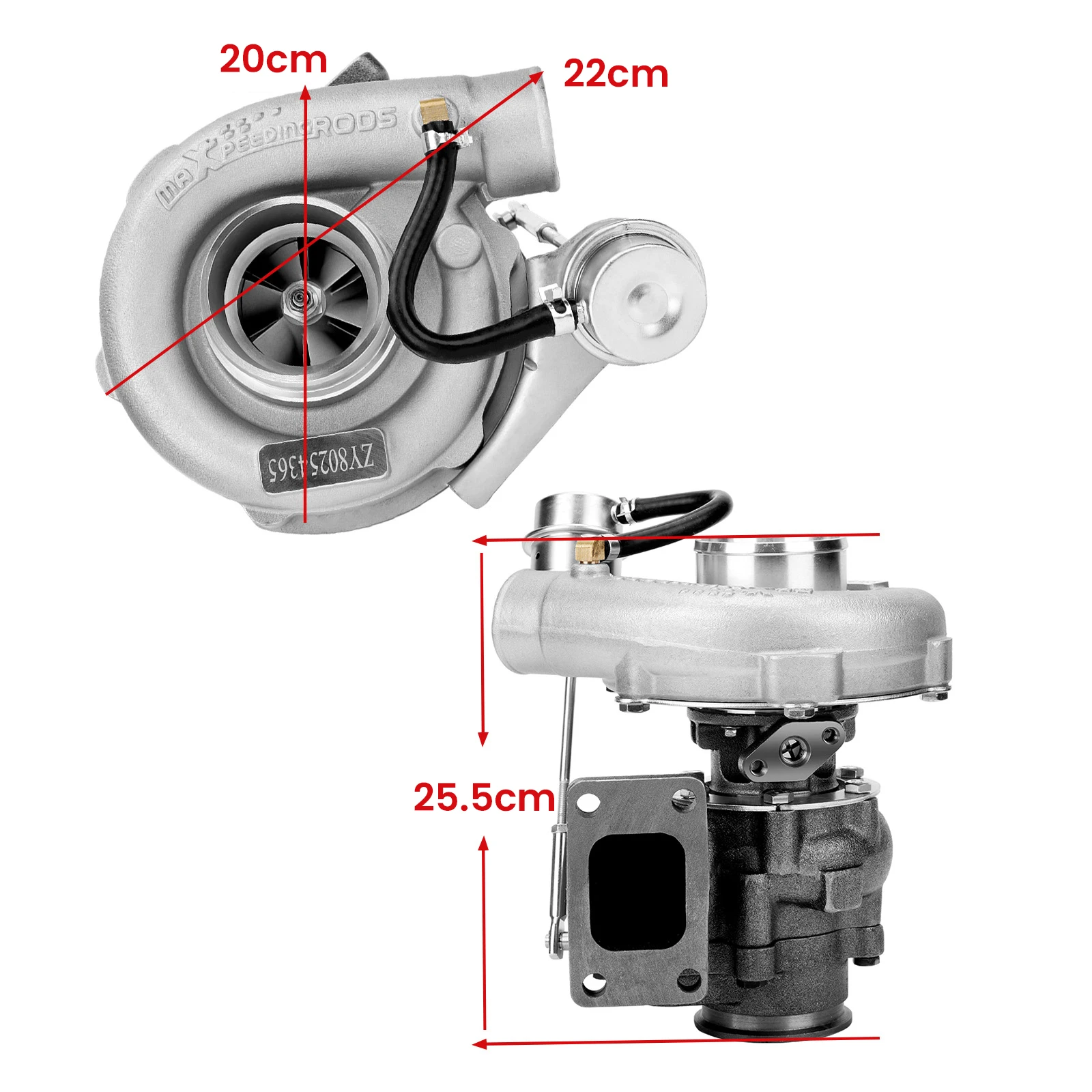 Turbocharger GT30 T04E For 1.5L to 2.5L any 4/6 cylinder engine T3 T4 4 bolt Flange Floating Bearing External Wastegate turbocharger parts,car supercharger