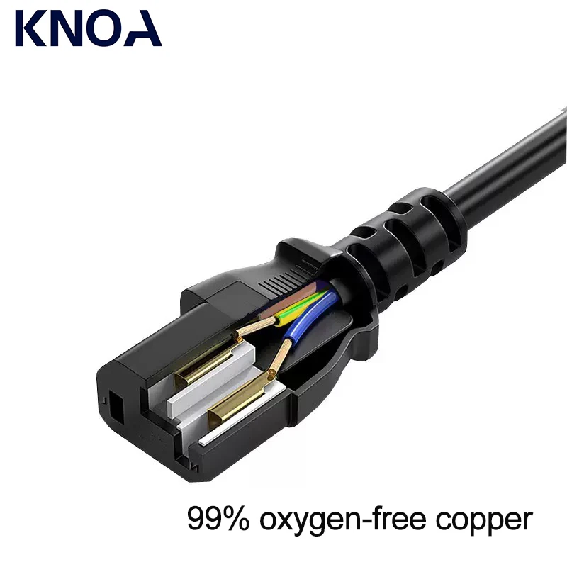 1.5m EU Plug Power Cable IEC C13 AC Power Supply Cable Extension Cord Copper Power Wire For PC Computer Monitor Samsung TV Speak - 4