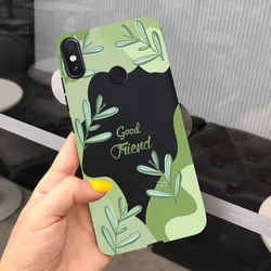 Cute Macaroon Silicone Phone Case - Soft TPU Cover for Redmi Note 5 Pro (Pink Green)