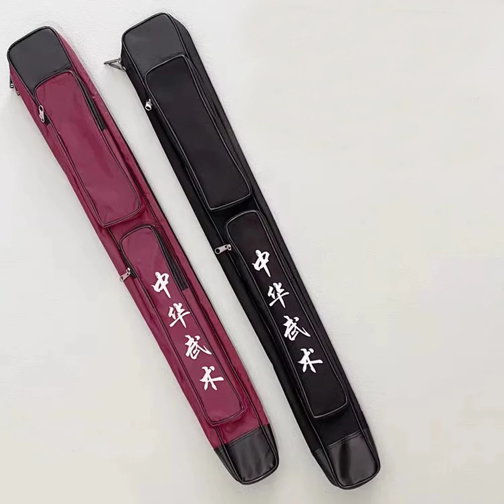 Waterproof Durable Fishing Rod Martial Arts Taiji Tai Chi Sword Shoulder Bag 2pcs 105cm