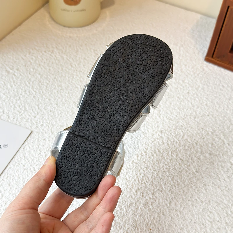 Leather Kids Sandals for Girls Summer Beach Shoes