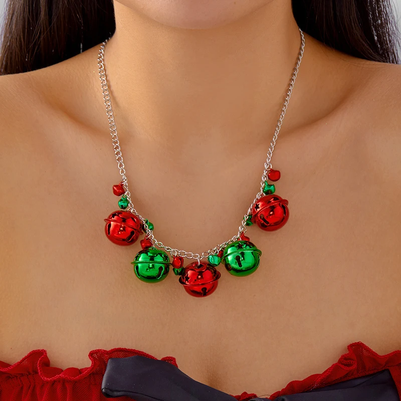 GANPUP Weihnachtskollektion Halskette für Damen, modisch, Winter, Weihnachten, Schneemann, Handschuh, Anhänger, Halskette, Halskette, Schmuck, Geschenk – Detail 7