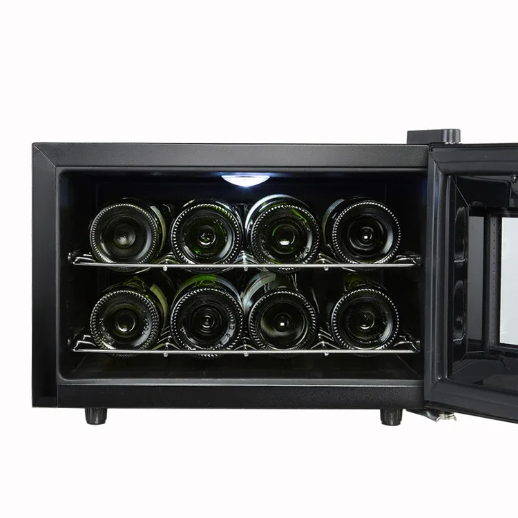 8 Bottle MIni Cooler Wine Cabinet Commercial 220V Wine Chiller Fridge For Hotel