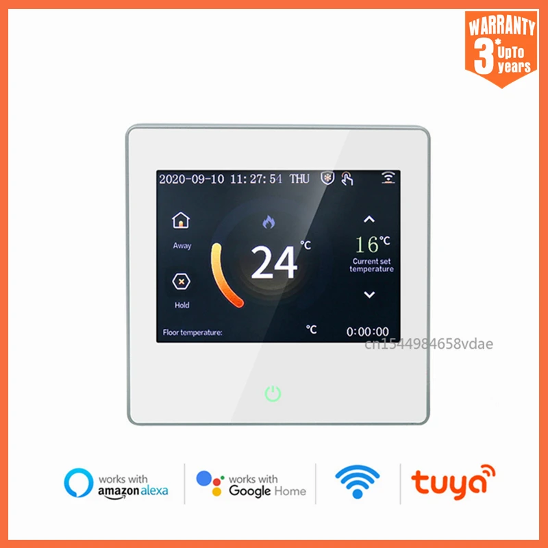 

WiFi Smart Thermostat Temperature Controller Water Electric Floor Heating Water Gas Boiler with Tuya APP Remote Control