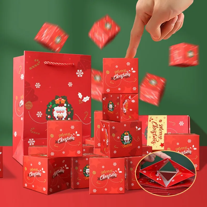 Christmas Eve Christmas Gift Surprise Bouncing Red Envelope Money
