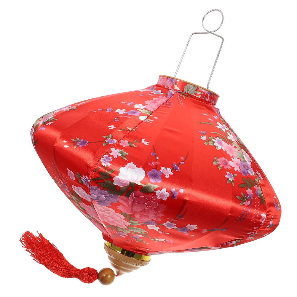 

Outdoor Lanterns Ornaments Decor for Garden Steel Wire Hanging Floral Pattern Chinese Decorative