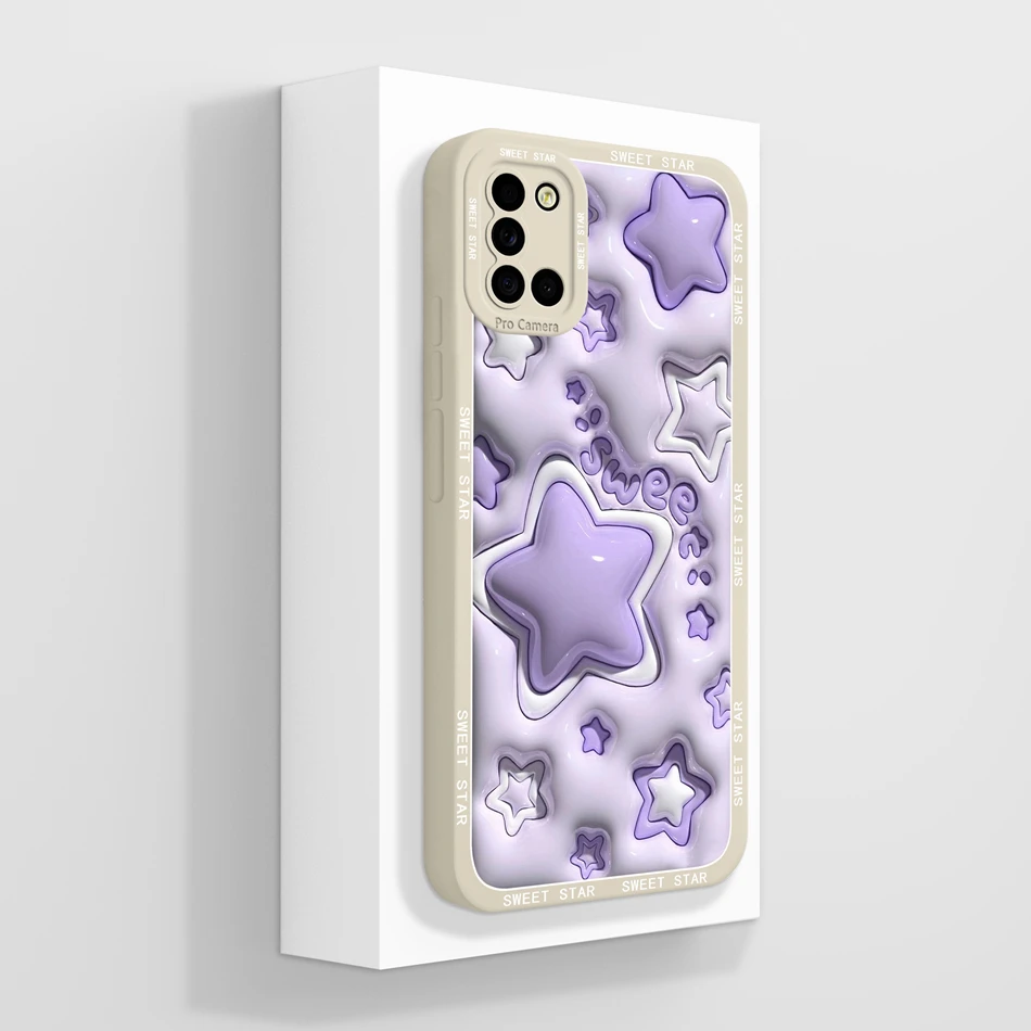 Aesthetic Soft Silicone Phone Case with Full Protection and Anti-Shock Design