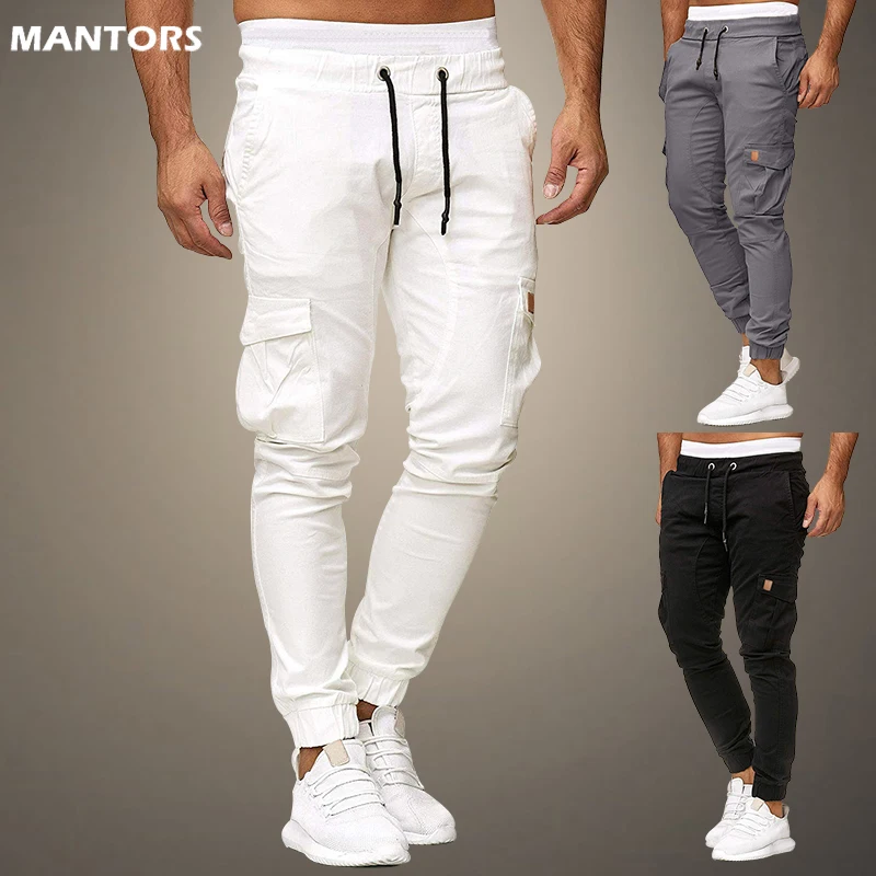 

Cargo Men Pants Hip Hop Harem Joggers Pants 2023 New Male Trousers Mens Joggers Solid Multi-pocket Cotton Pants Men Sweatpants