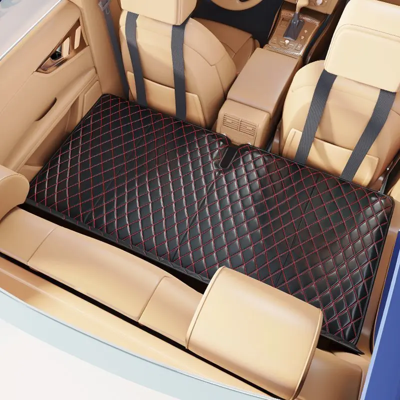 ATsafepro Folding Bed Car Travel Bed Sleeping Mattress For Car Vehicle Supplies Auto Camping Mat Camping Accessories inflatable air bed car sleeping mattress
