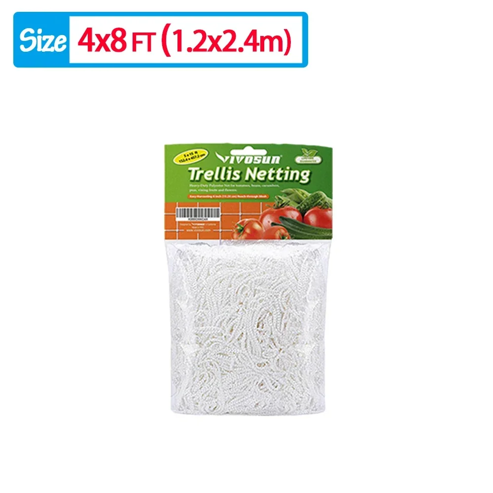 רשת תמיכה כבדה לגידול צמחים בגידול פרחים, ירקות וגפנים בכלי גינון