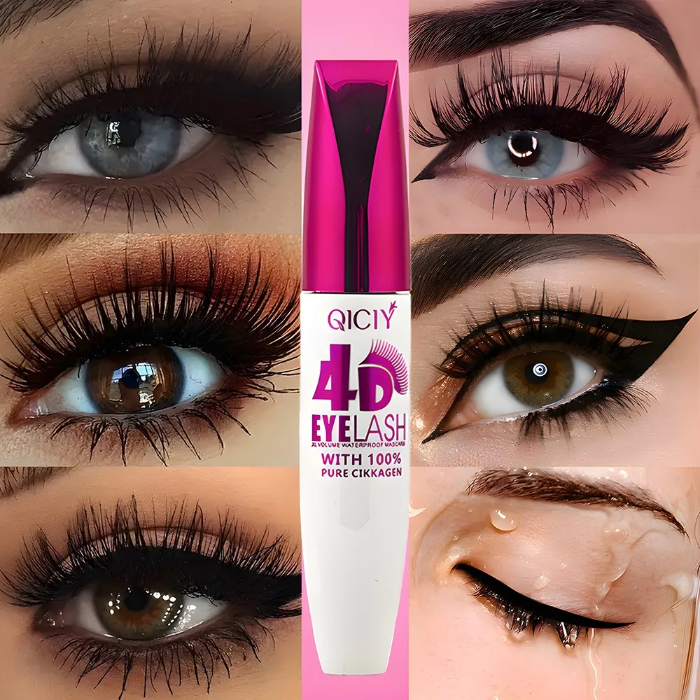 Mascara 4d waterproof per ciglia nere lunghe in fibra di seta_voghion.com