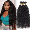 12A Human Hair Bundles Deep Wave 26 28 30 Inch 100%  Unprocessed Brazilian Virgin Hair Weave 3 Bundles Natural Real Human Hair 1