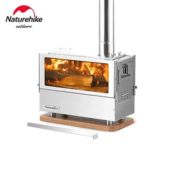 휴대용 네이처하이크 캠핑 장작 스토브, 높은 화력 요리 용품, 솔로 텐트 스토브, 야외 피크닉 바베큐 캠핑 장작 스토브