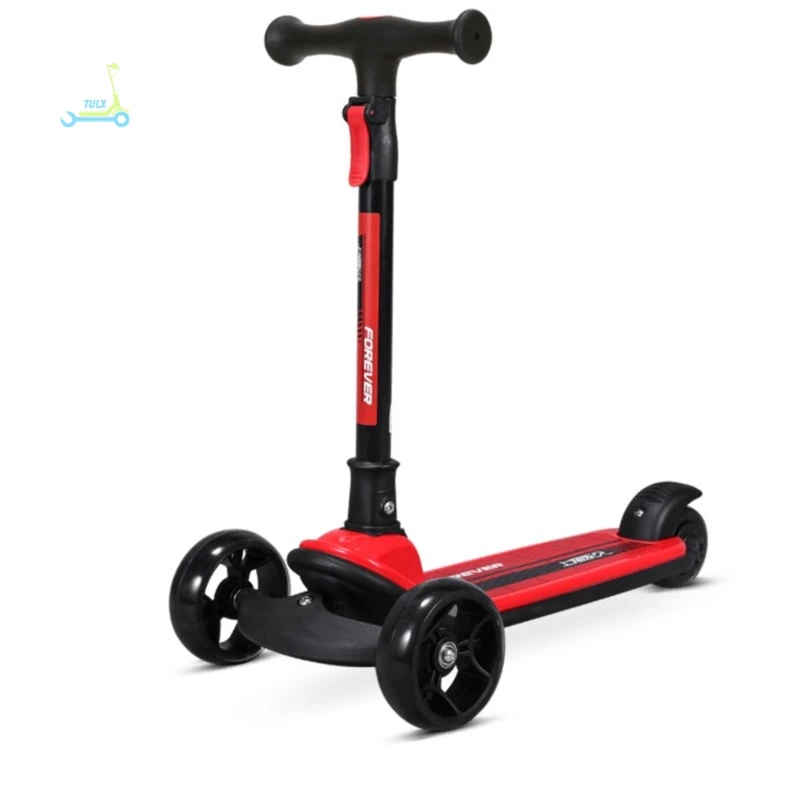 TULX Children Foldable Scooter Increased Pedal Design High Load-bearing Capacity Safer Reassuring Play