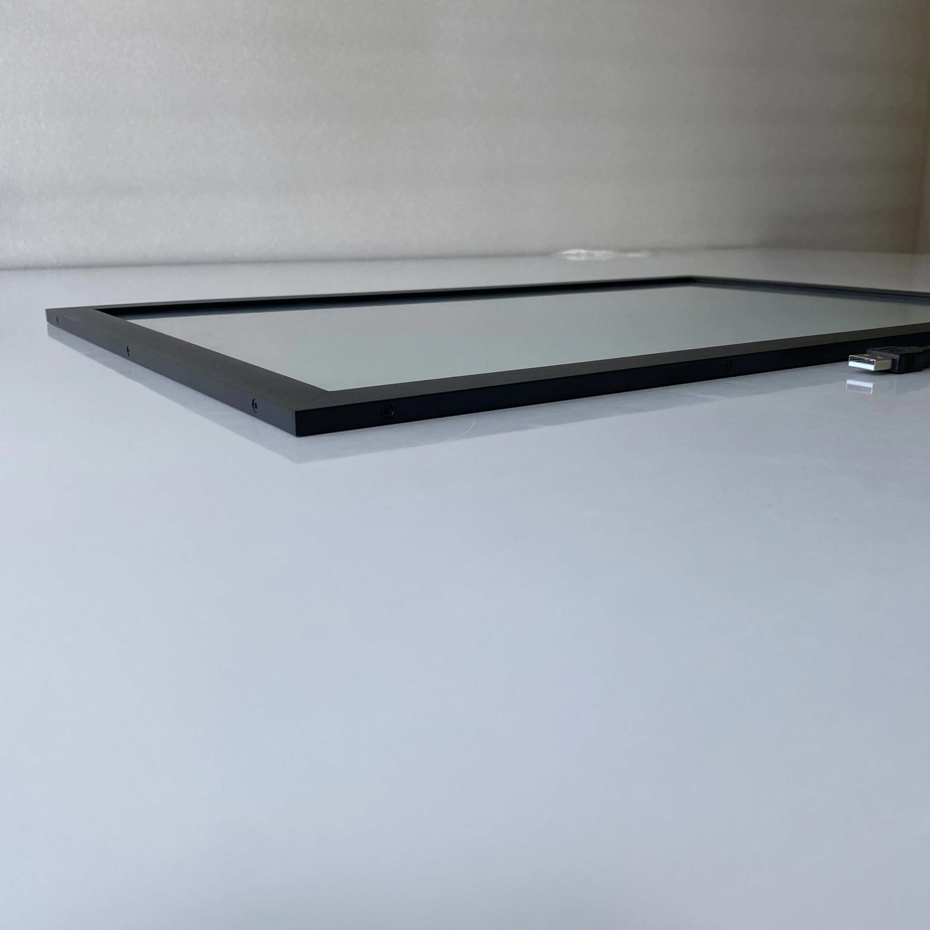22 Inch Multi Interactive Infrared Touch Frame IR Touch Screen Overlay Kits IR Screen Panels 2mm Tempered Glass