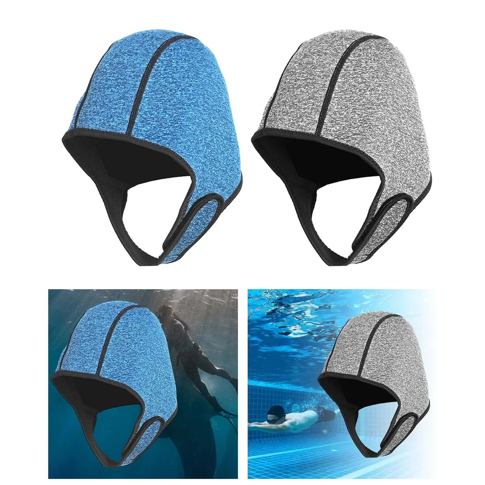 

Scuba Diving Hood Neoprene Wetsuit Hood Comfort Elastic Dive Cap Swim Hat Surfing Hat for Men Women Canoe Surfing Underwater