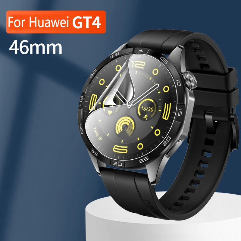 화웨이 시계 GT5 GT4 41mm 46mm 액세서리에 대 한 3pcs HD 하이드로 겔 필름 화웨이 시계 GT 4 GT 5 필름에 대 한 소프트 지우기 화면 보호기