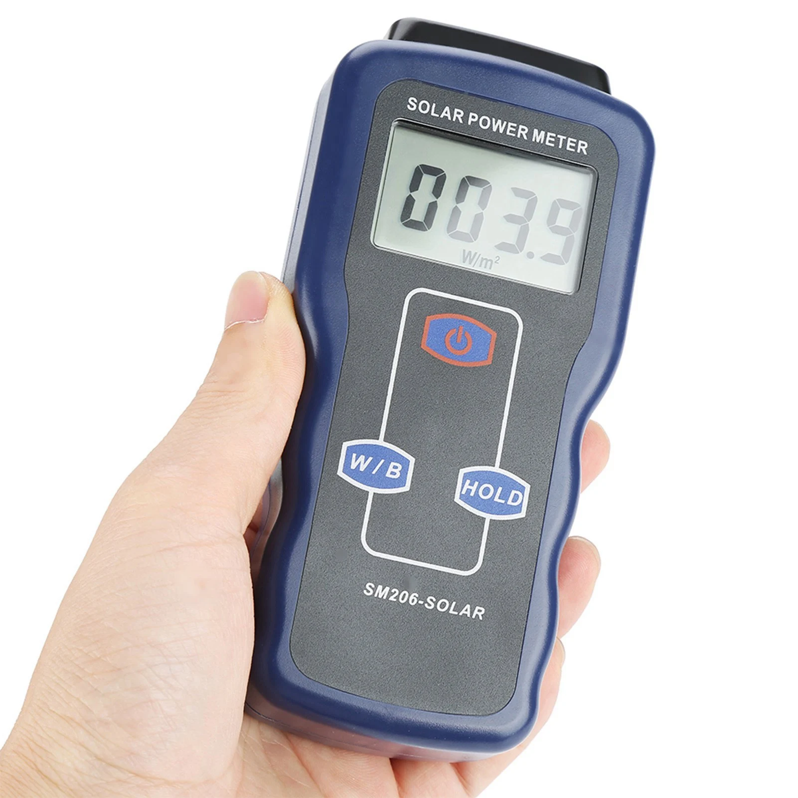 SM206 Digital Solar Power Meter Sun Light Radiation Measuring Testing Instrument Solar Radiation Meter Energy Tester solar power meter