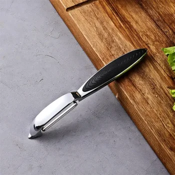 เครื่องขูดสําหรับผักผักและผลไม้ Peeling มีด Gadgets ครัวมัลติฟังก์ชั่สแตนเลส Peeler เครื่องมือในครัวเรือน 2