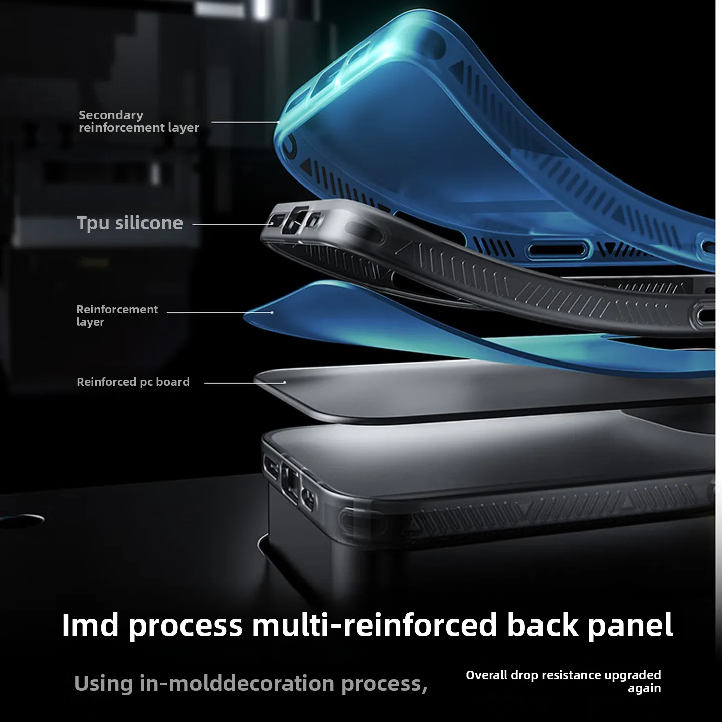 New Magnetic Case with Skin-Friendly Acrylic Cover – Shockproof and Comfortable Feel