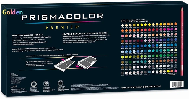 PrisSonolor-Crayons de couleur détendu authentiques USA, matériel de dessin,  couleurs à l'huile, art du croquis professionnel, 72, 132, 150 couleurs -  AliExpress